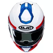 Modular Motorcycle Мотошлем P/J Hjc i91 BINA MC21 White Blue Red
