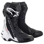 Alpinestars Supertech R мотоботинки Black White Белый