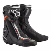 Alpinestars Smx Plus V2 мотоботинки Black White Red Красный