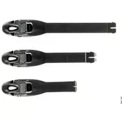 Strap Kit For Alpinestars Motorcycle мотоботинки TECH 6S / TECH 4S NYLON LEVER BUCKLE AND STRAP Silver Black