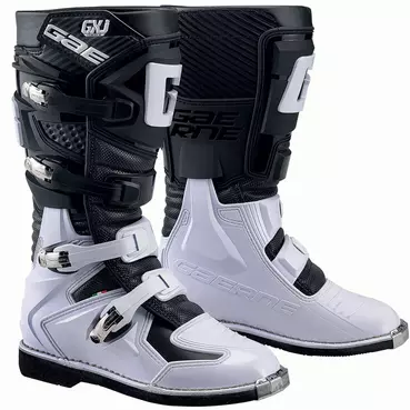 Gaerne Gxj Kid мотоботинки Black White Белый