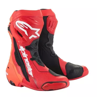 Alpinestars Supertech R мотоботинки Red Fluo Красный