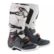 Alpinestars Tech 7 2019 Boot Dark Gray Light Gray Red Fluo Серый