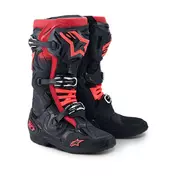 Alpinestars Tech 10 мотоботинки Black Red Красный
