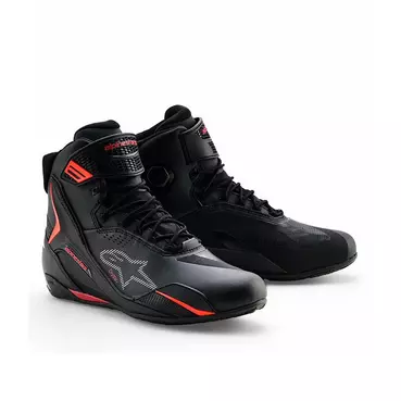 Alpinestars Faster-4 Drystar мотоботы Red Fluo Красный