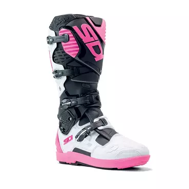 Sidi Crossfire 3 Srs мотоботинки Black White Pink Розовый