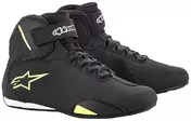 Alpinestars SEKTOR certified Motorcycle мотоботинки Black Yellow Fluo