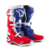 Alpinestars Tech 10 Fortitude Le мотоботинки Red Blue Красный