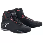 Alpinestars Sektor Waterproof мотоботы Grey Red Fluo Красный