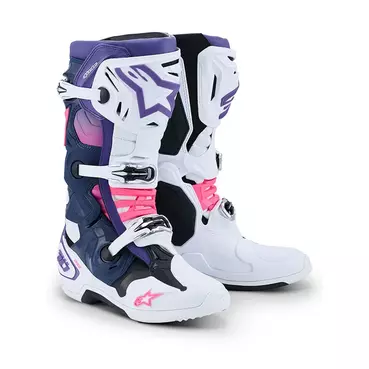 Alpinestars Tech 10 мотоботинки White Purple
