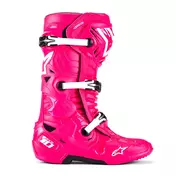 Alpinestars Tech 10 мотоботинки Diva Pink White Розовый