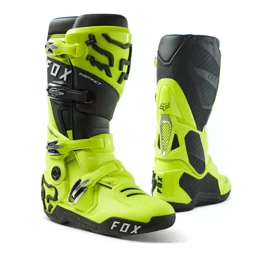 Fox Instinct 2.0 мотоботинки Fluo Yellow Желтый