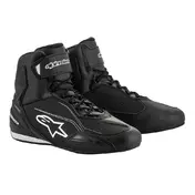 Alpinestars Faster 3 мотоботы Black White Черный