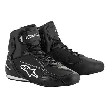 Alpinestars Faster 3 мотоботы Black White Черный