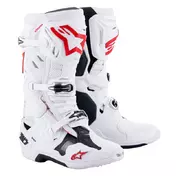 Alpinestars Tech 10 Supervented мотоботинки White Red Белый