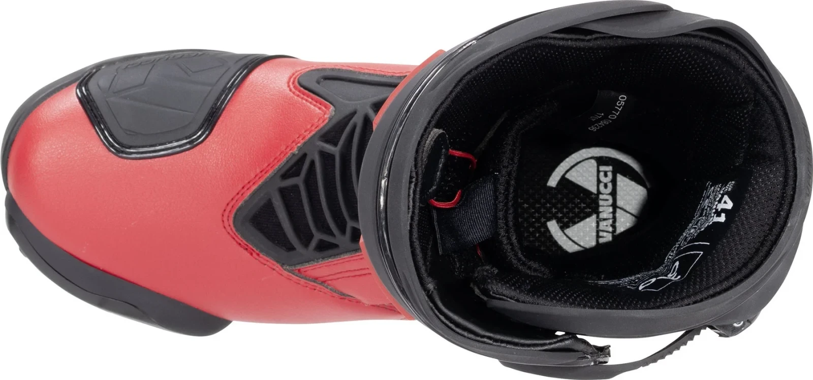 RV6 Performance Racing Stiefel Красно-черный