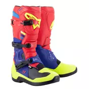 Alpinestars Tech 3 мотоботинки Red Blue Yellow Желтый