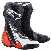 Alpinestars Supertech R мотоботинки Red Fluo Grey Красный
