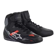 Alpinestars Faster 3 Rideknit мотоботы Grey Red Черный