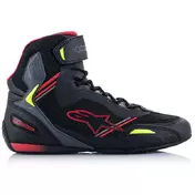 Alpinestars Faster 3 Rideknit мотоботы Silver Red Yellow Черный