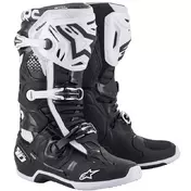 Alpinestars Tech 10 мотоботинки Black White Белый