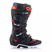Alpinestars Tech 7 Enduro мотоботинки Black Red Fluo Красный