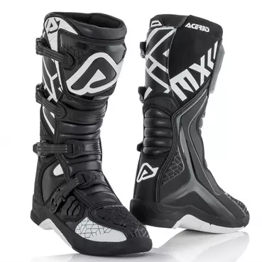 Acerbis X-team мотоботинки Black White Черный
