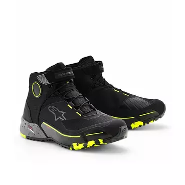 Alpinestars Cr X Drystar мотоботы Grey Yellow Желтый