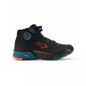 Alpinestars Cr X Drystar мотоботы Petrol Orange Черный