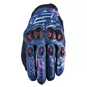 Five Stunt Evo2 Woman мотоперчатки Flowers Pink Розовый