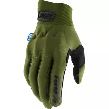 100% Cognito Smart Shock мотоперчатки Army Green Зеленый