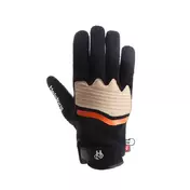 Helstons Jazz Hiver мотоперчатки Black Orange Beige Черный