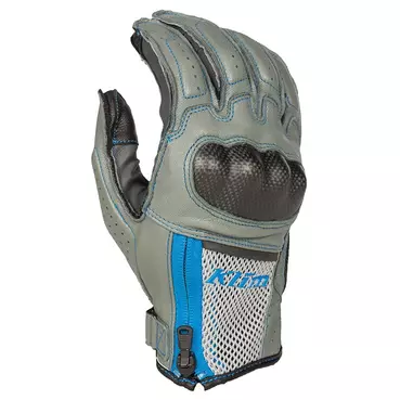 Klim Induction мотоперчатки Cool Grey Electric Blue Синий