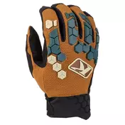 Klim Dakar мотоперчатки Brown Petrol Коричневый