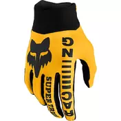 Fox 360 Supr Trik мотоперчатки Black Yellow Желтый