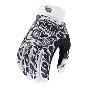 Troy Lee Designs Air Skull Demon мотоперчатки White Белый