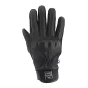 Helstons Justin Hiver Leather мотоперчатки Black Черный