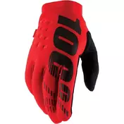 100% Brisker мотоперчатки Red Красный