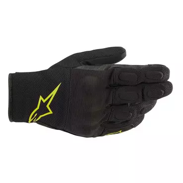 Alpinestars S Max Drystar мотоперчатки Black Yellow Желтый