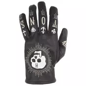 Helstons Kustom Skull мотоперчатки Black Черный