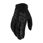 100% Brisker мотоперчатки Black Черный