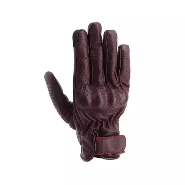 Helstons Wave Air Lady Leather мотоперчатки Bordeaux Красный