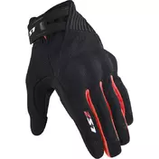 Ls2 Dart 2 мотоперчатки Black Red Красный