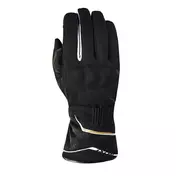 Ixon Pro Globe Lady мотоперчатки Black White Gold Золотистый