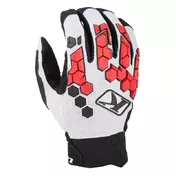 Klim Dakar мотоперчатки White Black Белый