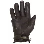 Helstons Pure Hiver Leather мотоперчатки Black Черный