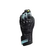 Dainese Fiero Metal мотоперчатки Water Yellow Fluo Синий