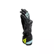 Dainese Fiero Metal мотоперчатки Water Yellow Fluo Синий