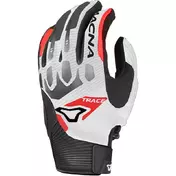 Macna Trace мотоперчатки White Red Black Белый