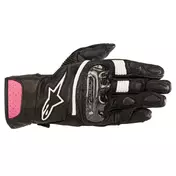 Alpinestars Stella Sp-2v2 Leather мотоперчатки Black Fuchsia Розовый